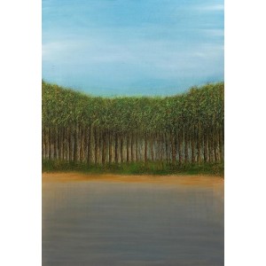Irtiza Kazmi, 24 x 36 inches, Acrylics on Canvas, Landscape Painting, AC-IRTK-065